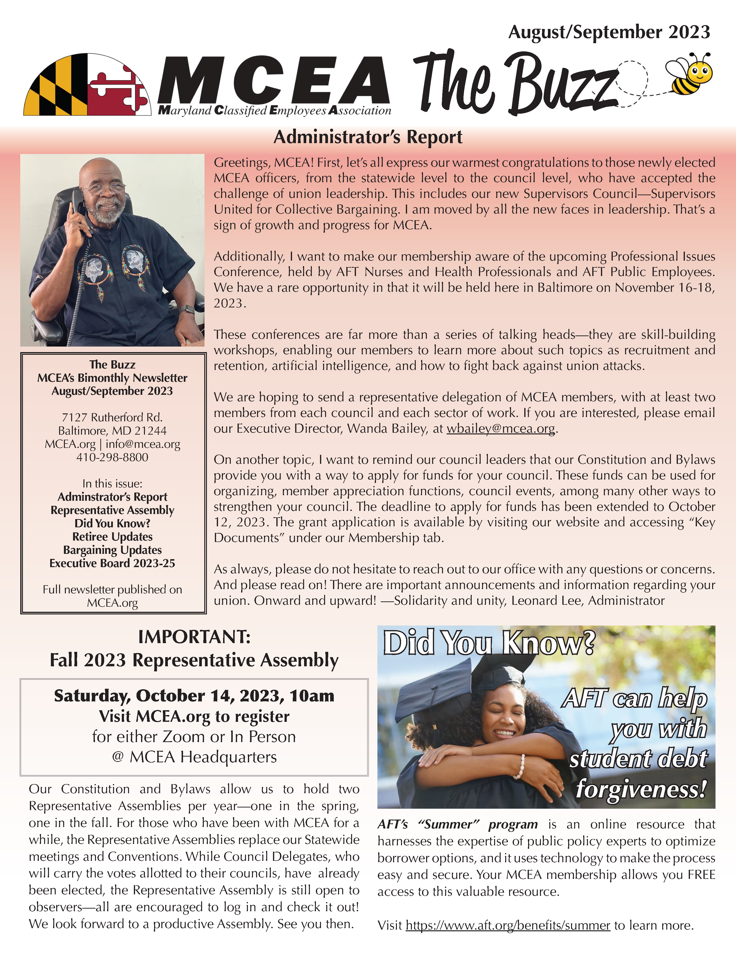 Page 1 newsletter