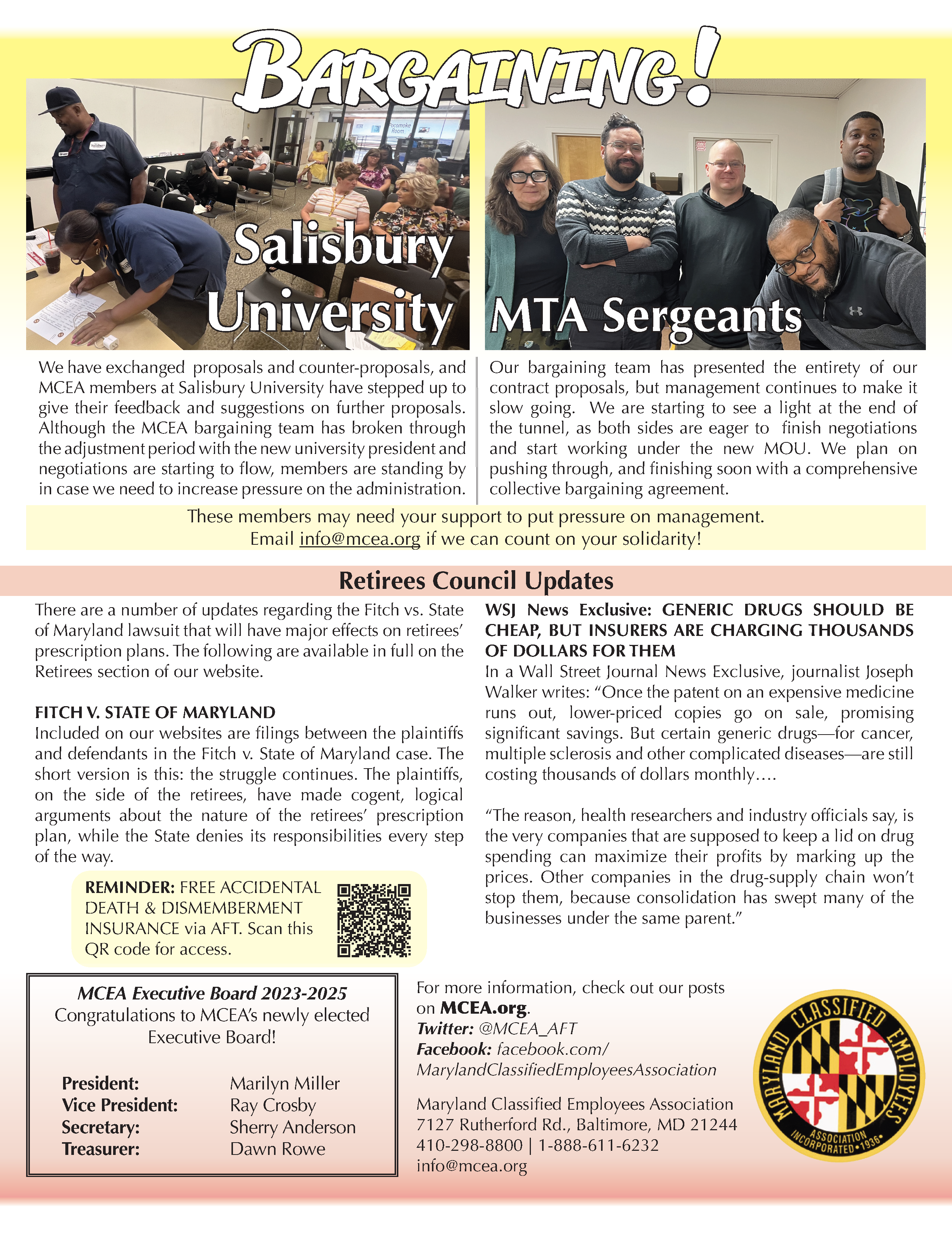Page 2 newsletter