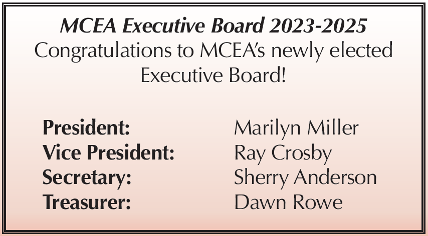 MCEA Executive Board