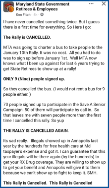 Rally Cancelled Again