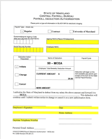 State of Maryland Membership Application